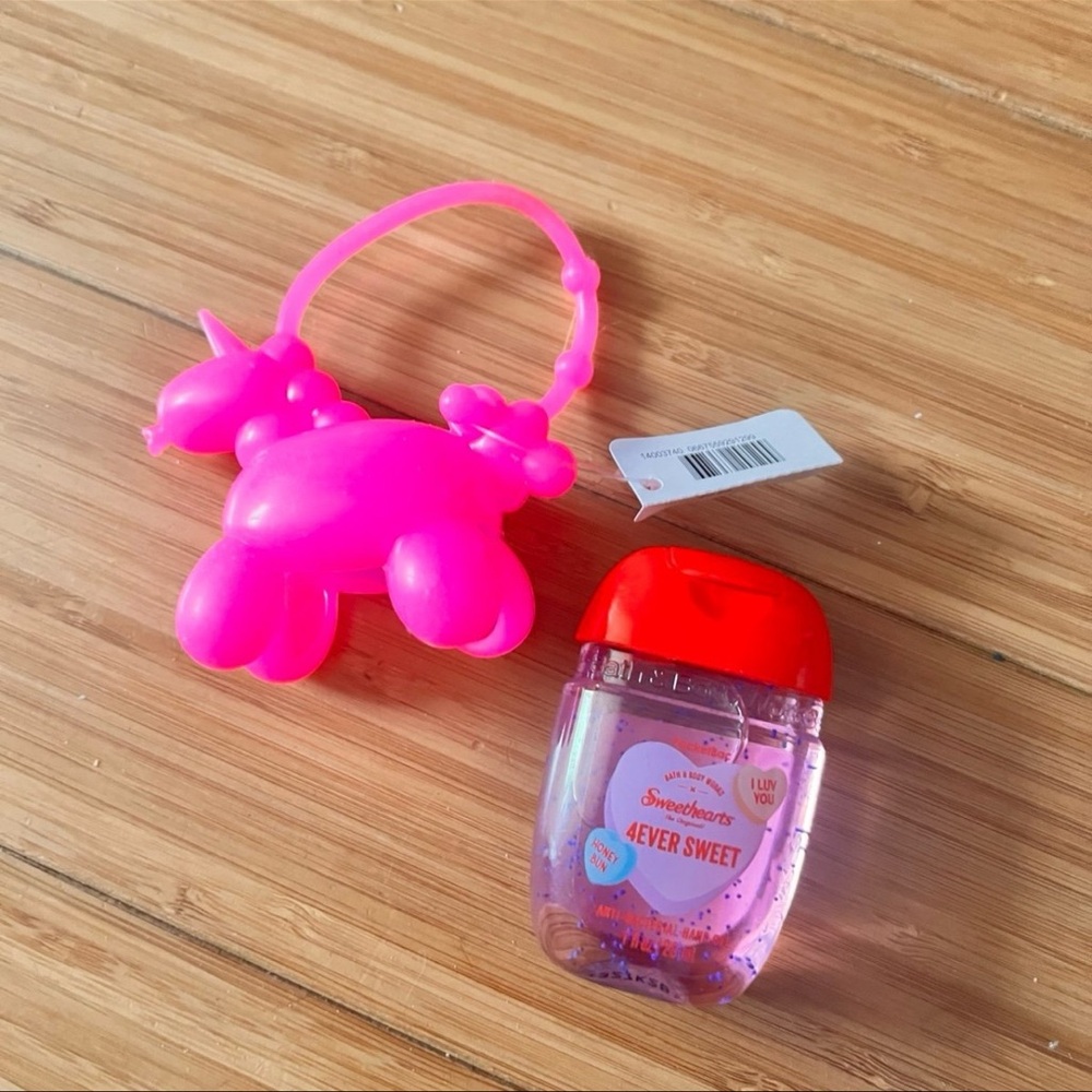 New bath & body works pocket bac balloon unicorn & bac sweethearts